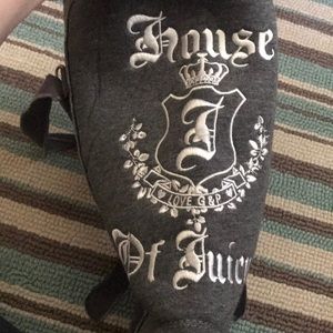 Juicy Couture sweater grey slipper/boots